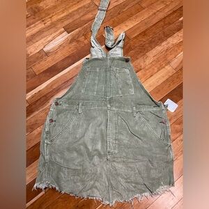 Free People We the Free Baxter cord jumper. Pale green new with tags